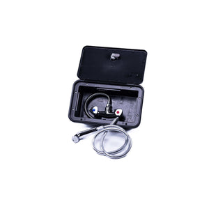 Caravan External Shower Unit - Hot & Cold Mixer Taps - RV Essentials Australia
