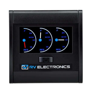 RV Electronics - Triple Tank LCD Water Level Gauge for Caravan - RV Essentials Australia
