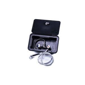 Caravan External Shower Unit - Hot & Cold Mixer Taps - RV Essentials Australia