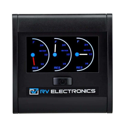 RV Electronics - Triple Tank LCD Water Level Gauge for Caravan - RV Essentials Australia